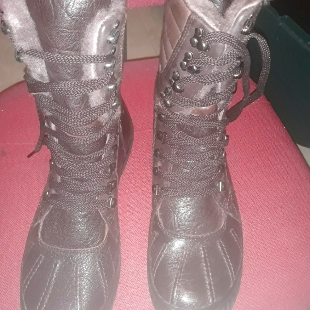 Chocolate biker Boots